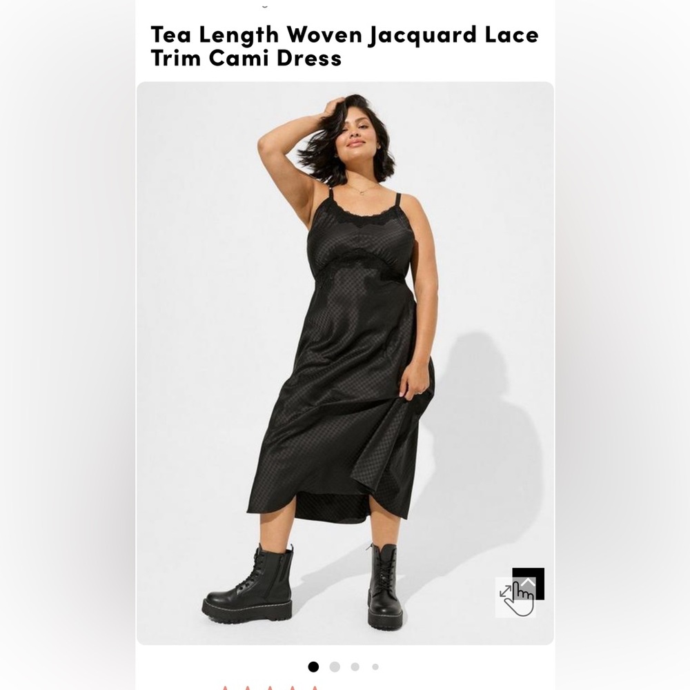 COPY - Torrid tea length slip dress